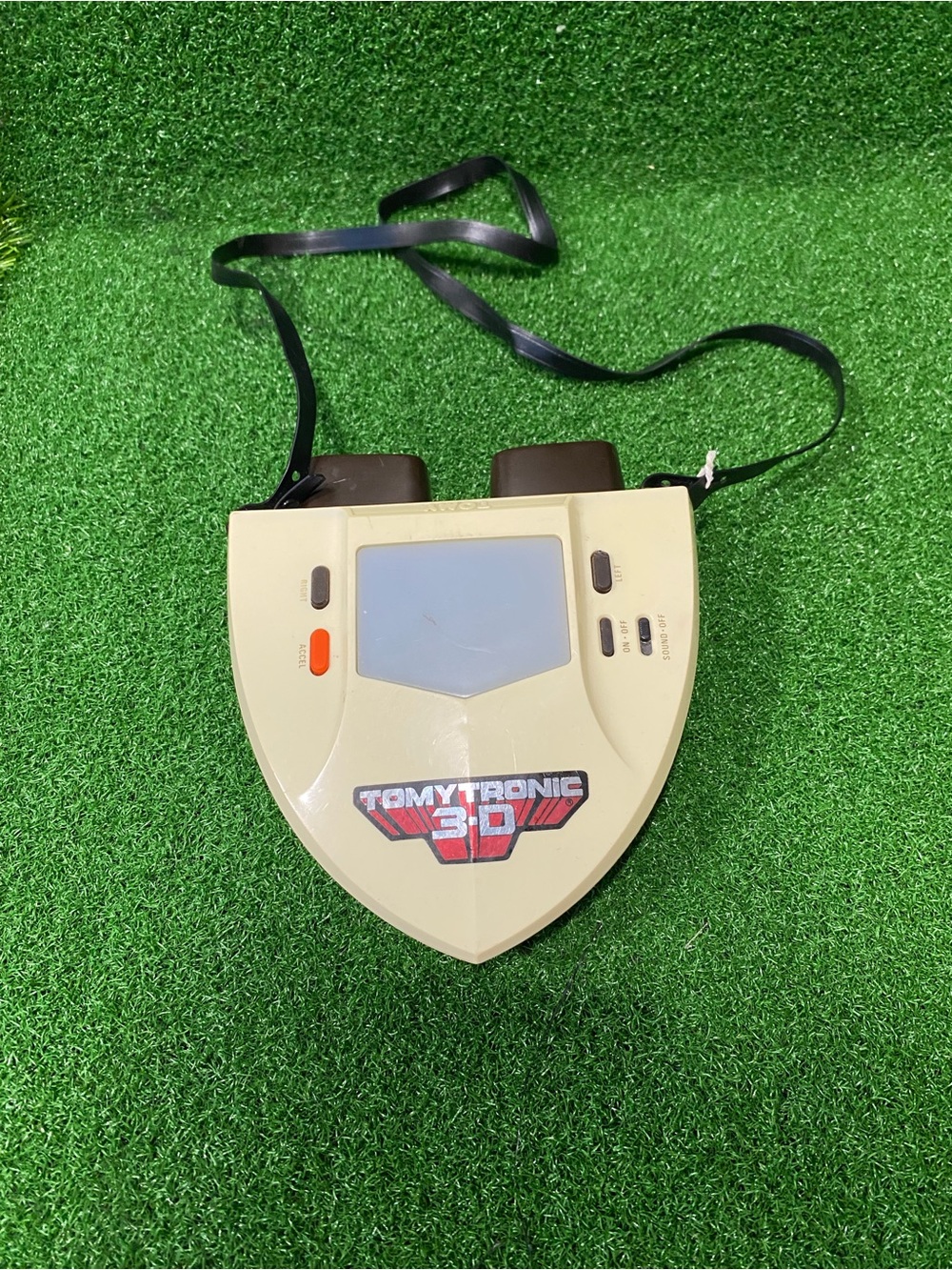 Vintage Boxed Tomy Tronic 3-D Thundering Turbo handheld electronic 
(Sep 026)